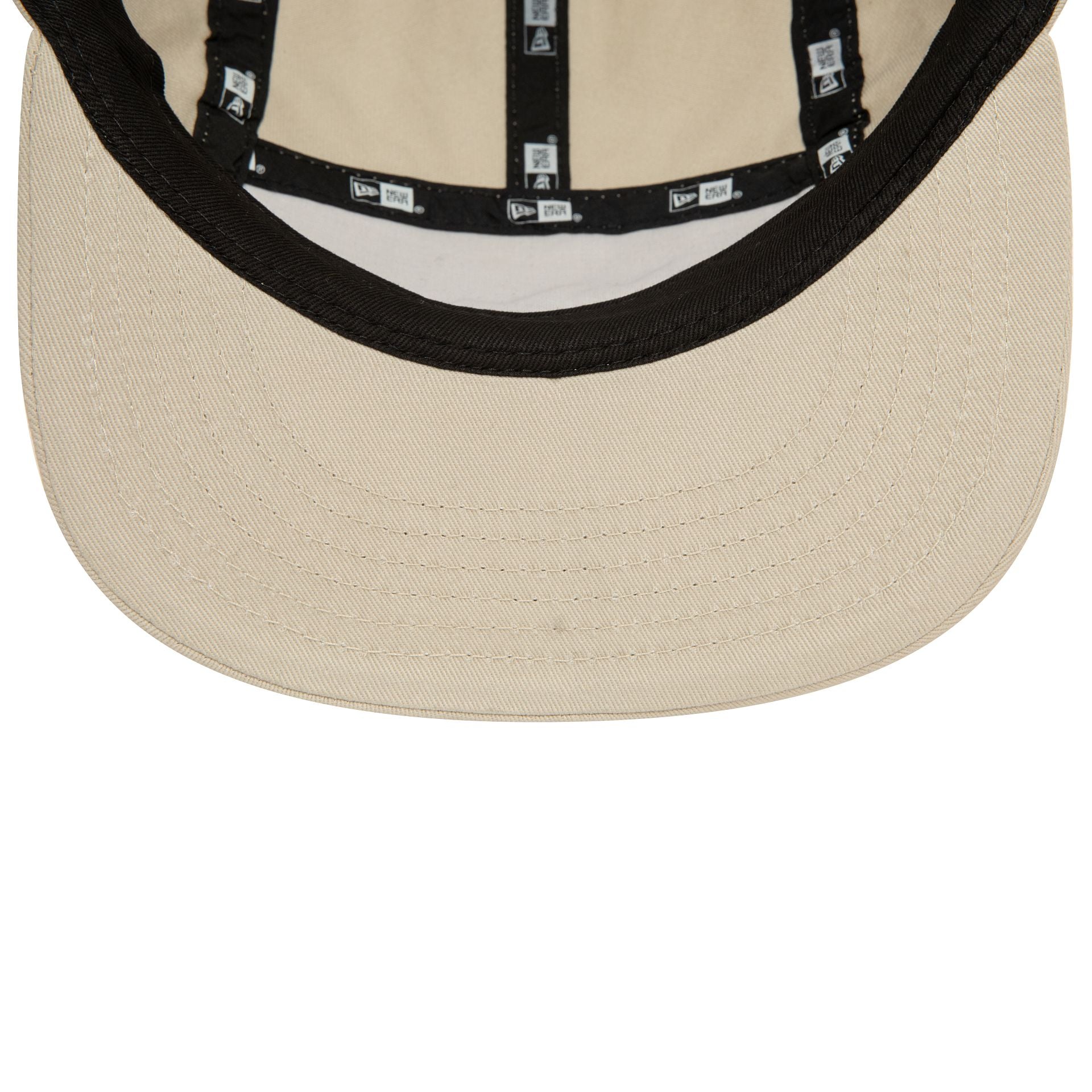 This is a New Era Essential Light Beige Camper Adjustable Cap 5