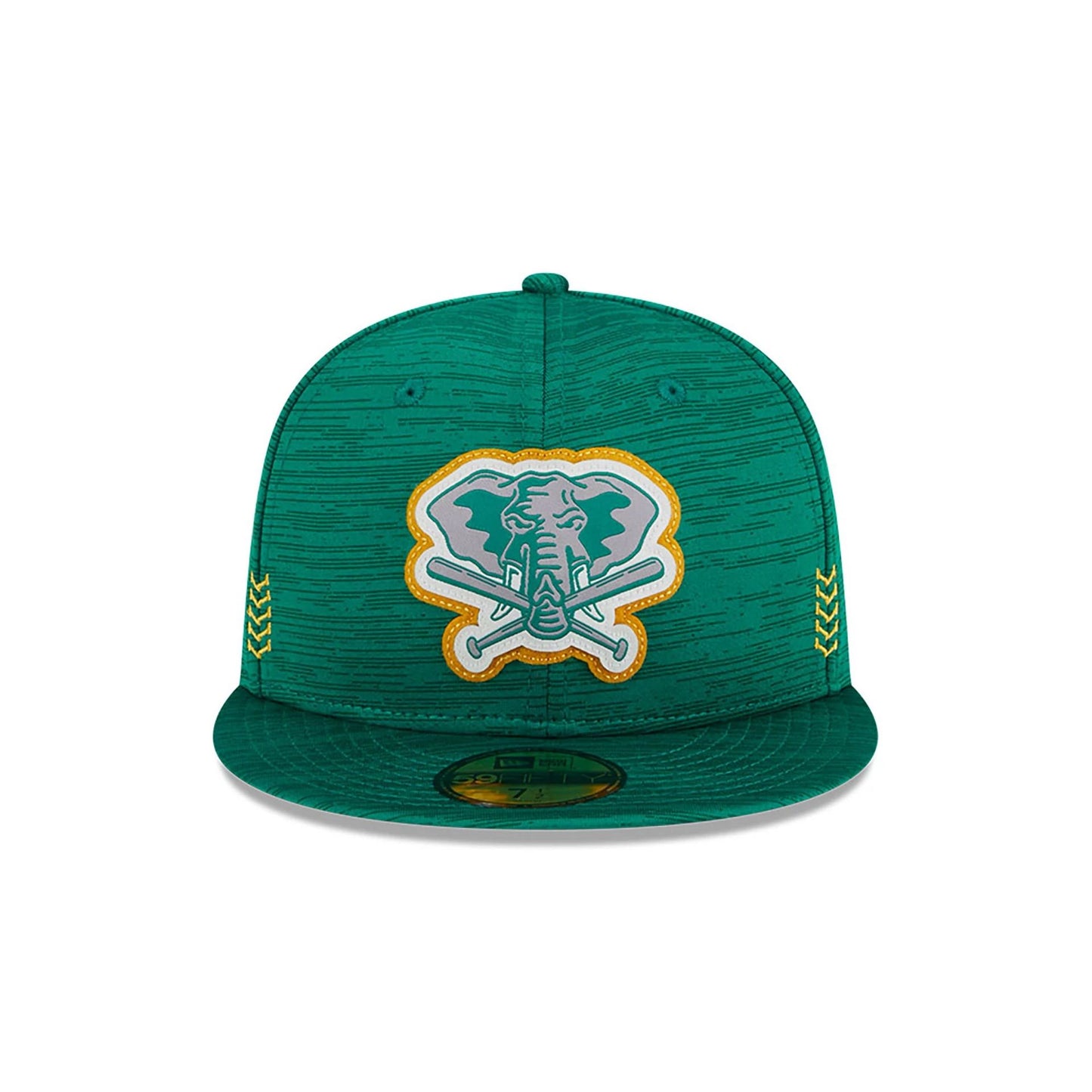 This is a Oakland Athletics Clubhouse Dark Green 59FIFTY Fitted Cap 3