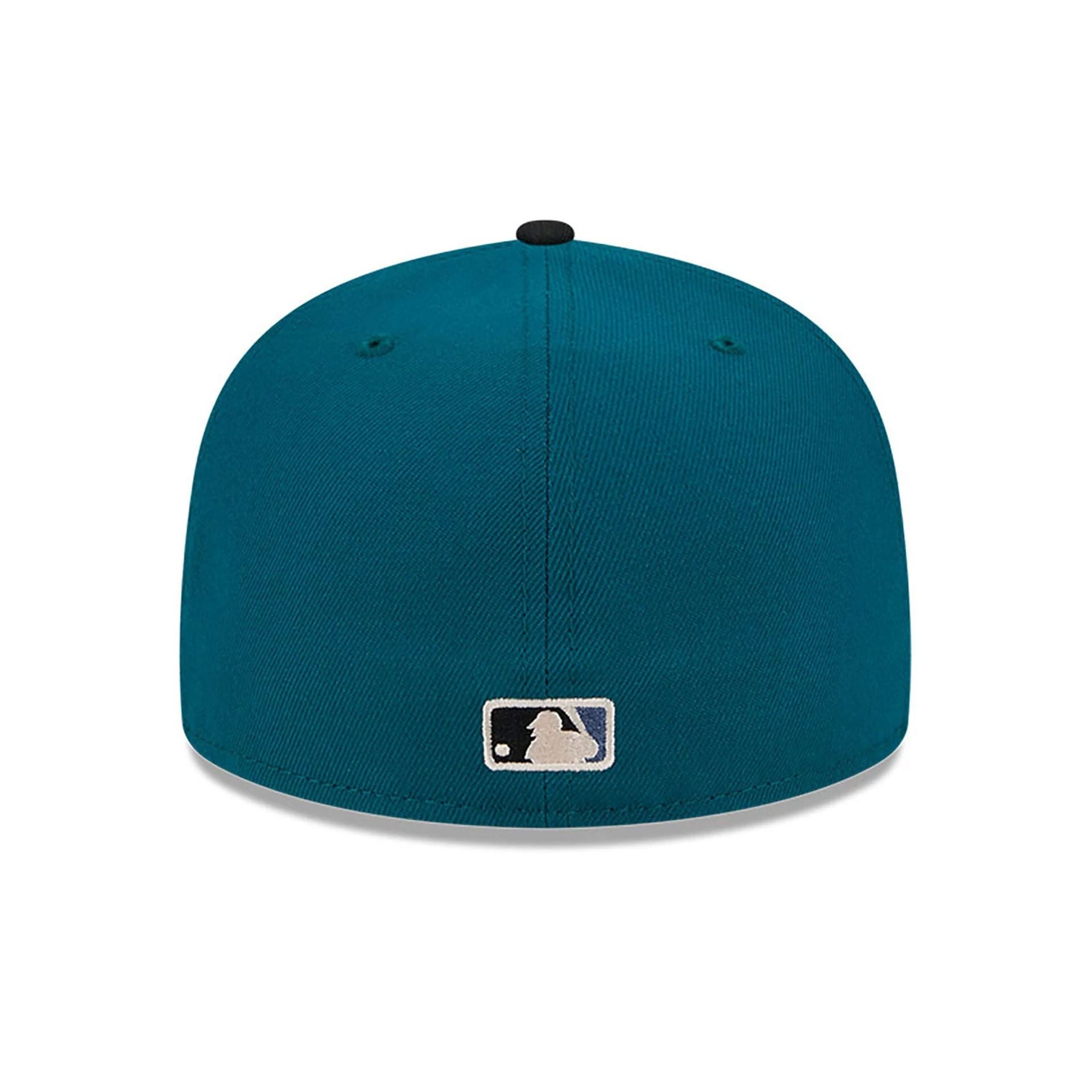 This is a Seattle Mariners Cloud Spiral Dark Green 59FIFTY Fitted Cap 7