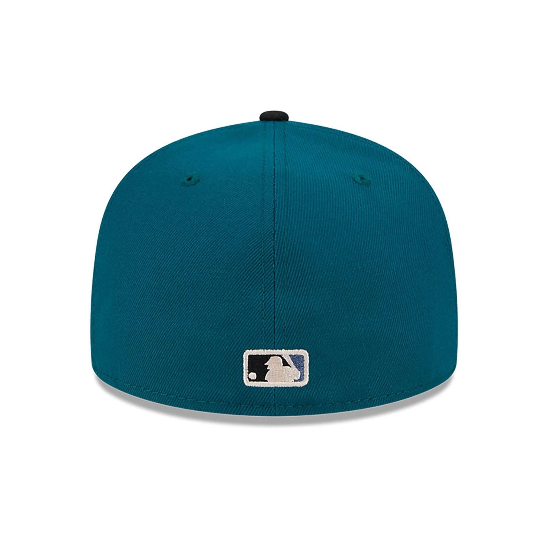 This is a Colorado Rockies Cloud Spiral Dark Green 59FIFTY Fitted Cap 7