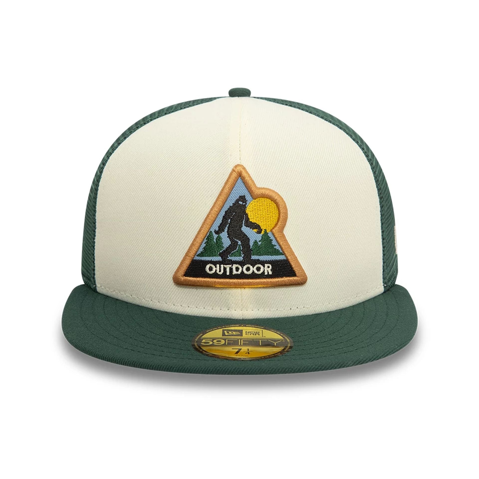 This is a New Era Cryptid Dark Green 59FIFTY Fitted Cap 3