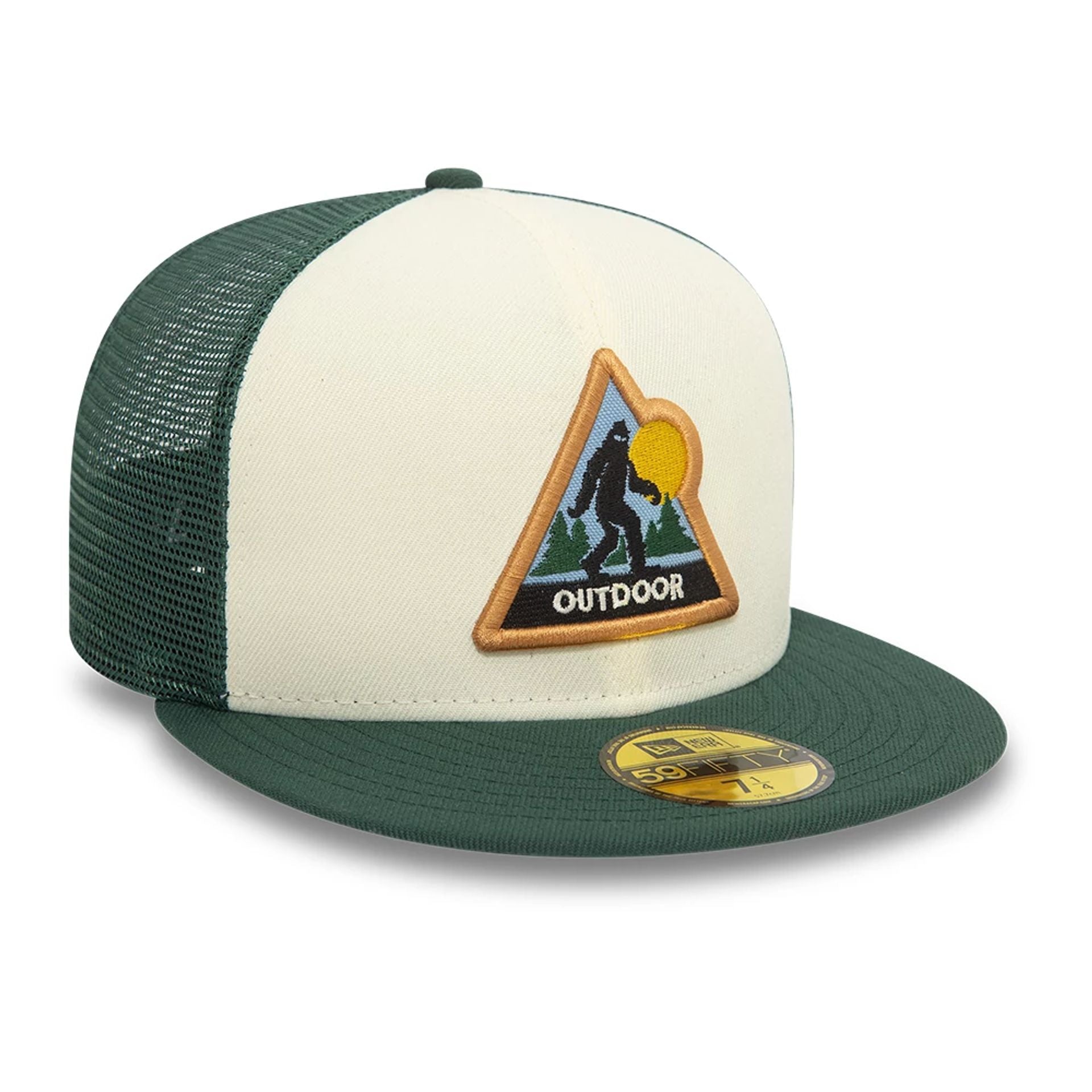 This is a New Era Cryptid Dark Green 59FIFTY Fitted Cap 4