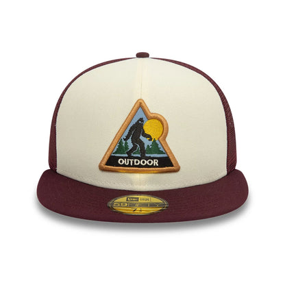 This is a New Era Cryptid Dark Purple 59FIFTY Fitted Cap 3