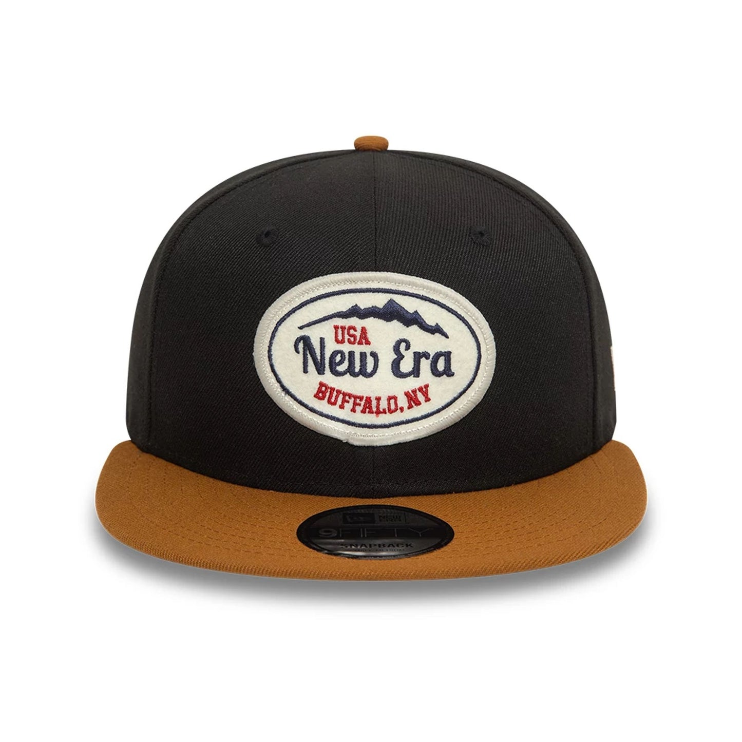 This is a New Era Oval Patch Black 9FIFTY Snapback Cap 3