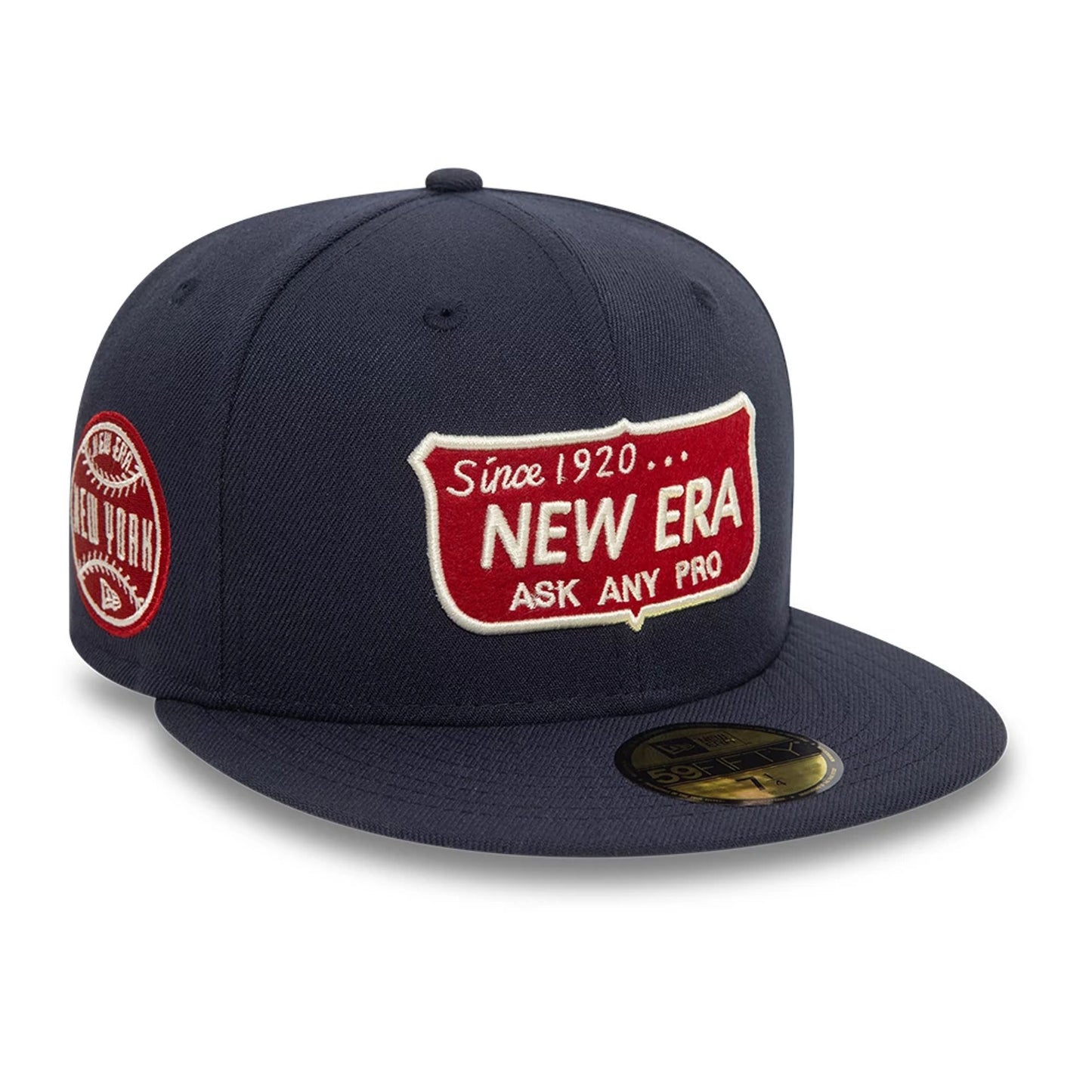 This is a New Era Shield Navy 59FIFTY Fitted Cap 3