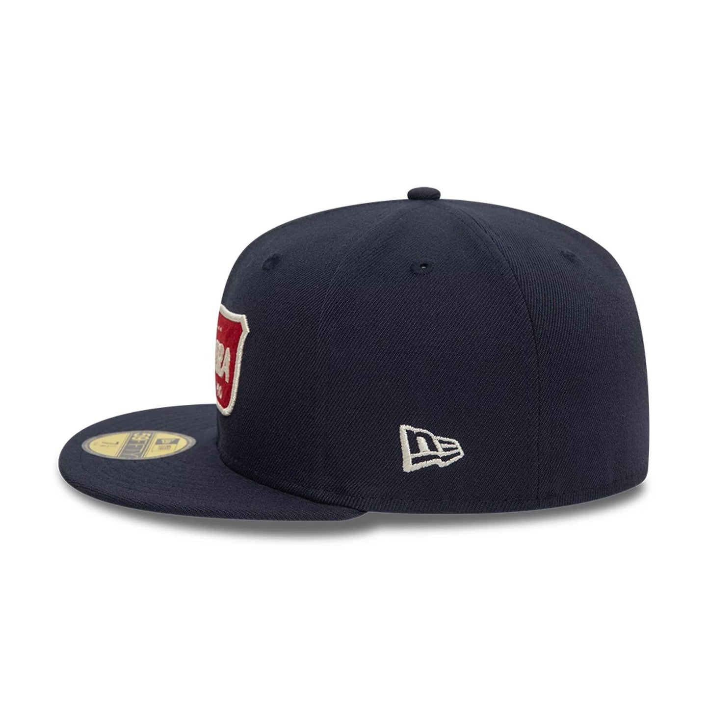 This is a New Era Shield Navy 59FIFTY Fitted Cap 6