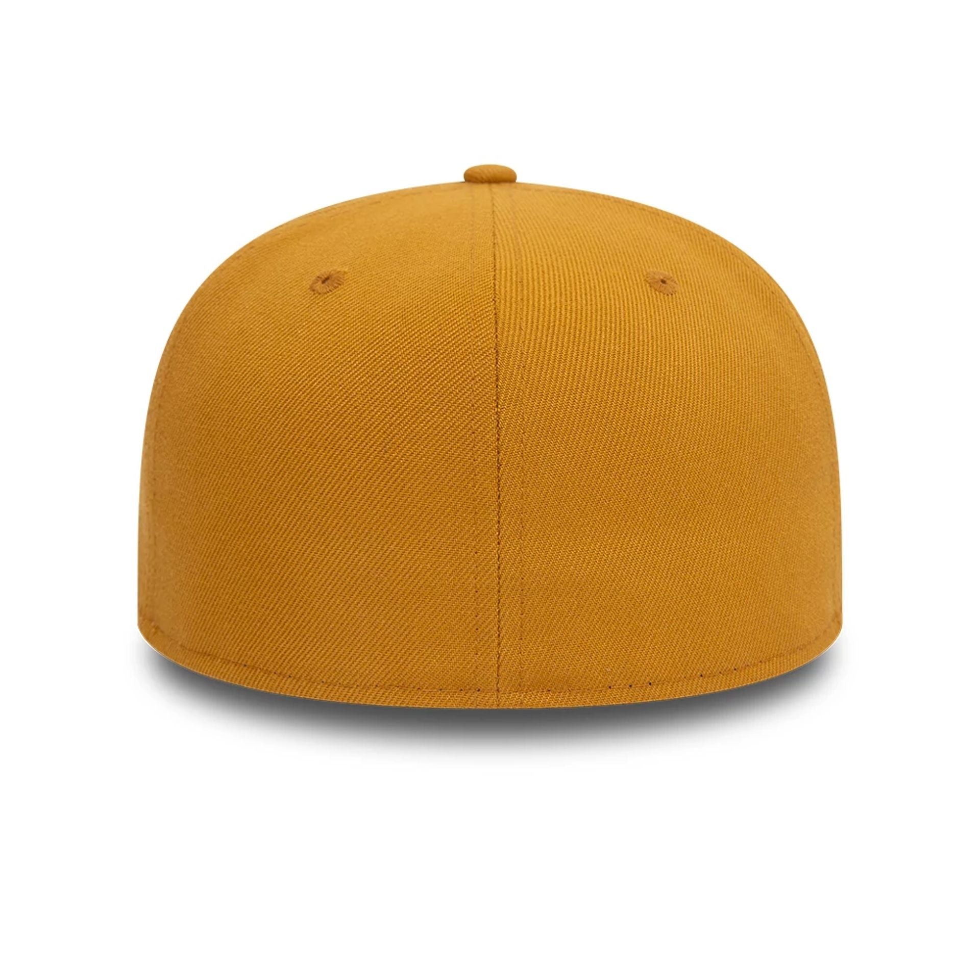 This is a New Era Shield Tan 59FIFTY Fitted Cap 4