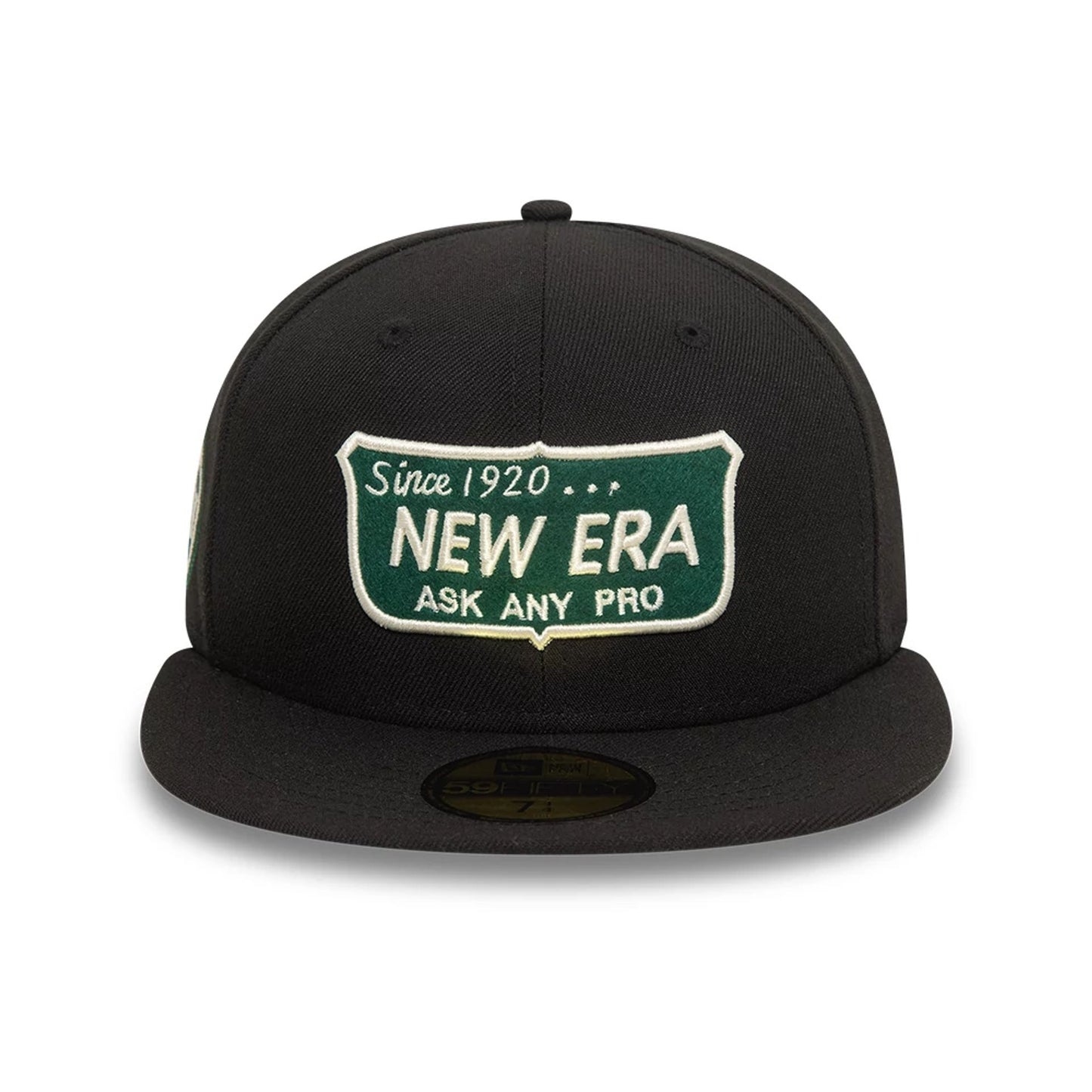 This is a New Era Shield Black 59FIFTY Fitted Cap 2