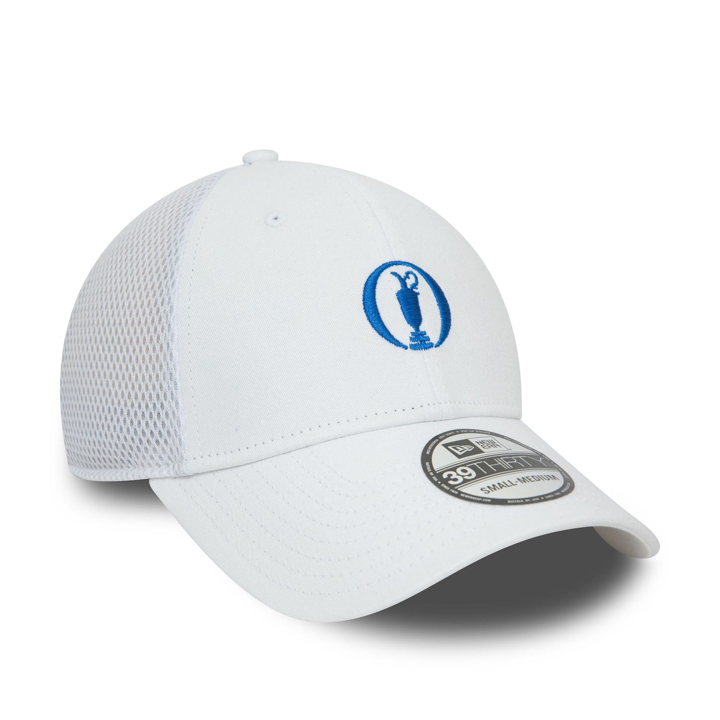 This is a The Open Championships Seasonal White 39THIRTY Stretch Fit Cap 3