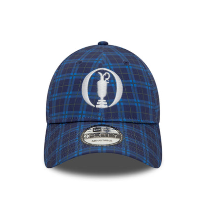 This is a The Open Championships All Over Print Tartan Blue 9FORTY Adjustable Cap 5