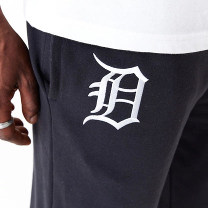 The Male model is wearing Detroit Tigers League Essential Black Joggers 5