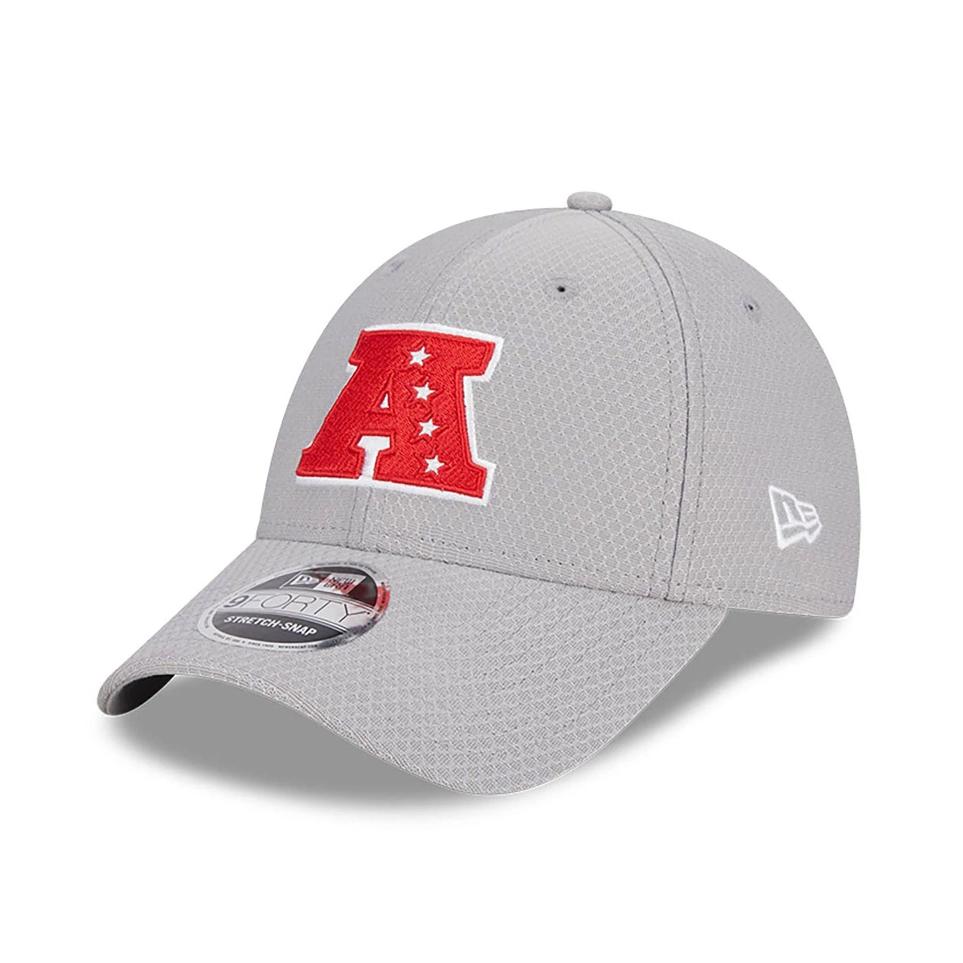 This is a NFL Pro Bowl AFC Grey 9FORTY Stretch Snap Cap 1