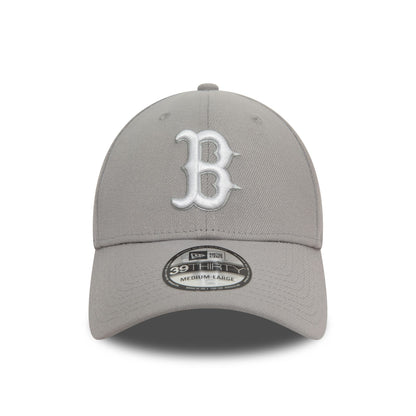 This is a Boston Red Sox League Essential Grey 39THIRTY Stretch Fit Cap 2