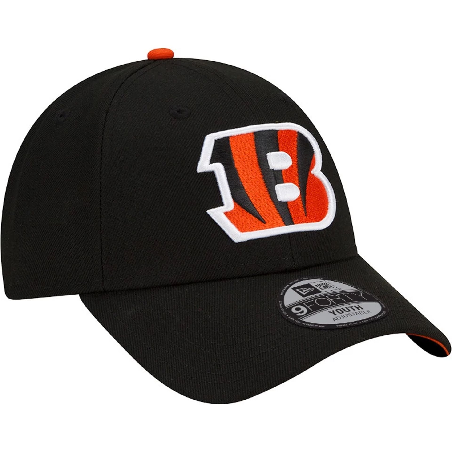 This is a Cincinnati Bengals Youth NFL The League Black 9FORTY Adjustable Cap 7