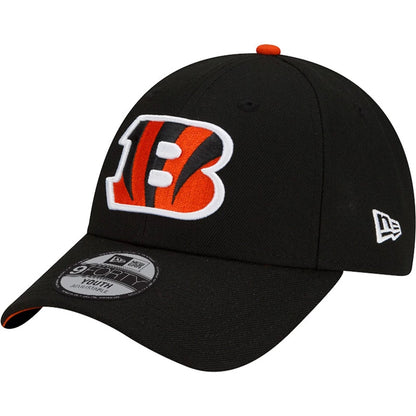 This is a Cincinnati Bengals Youth NFL The League Black 9FORTY Adjustable Cap 1