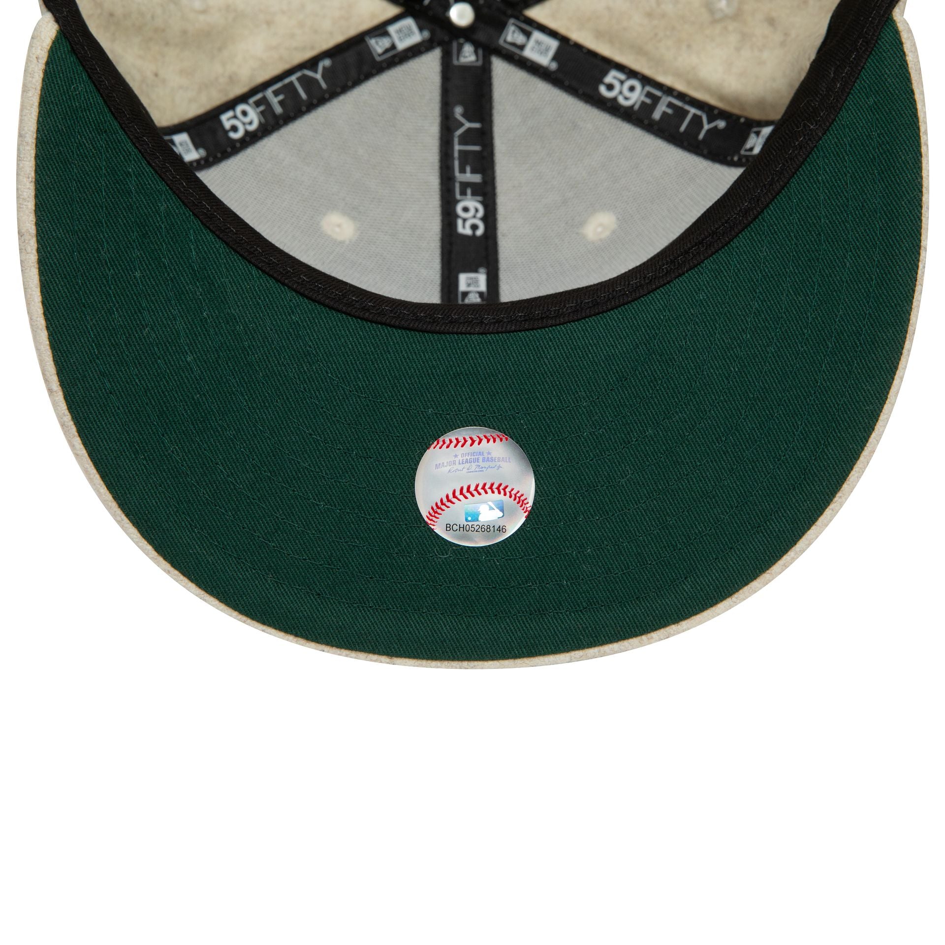 This is a LA Dodgers Team Piping Wool Stone 59FIFTY Fitted Cap 2