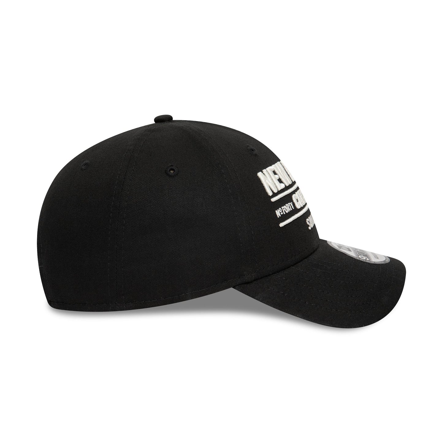 This is a New Era Carnaby Address Black 9FORTY Adjustable Cap 7