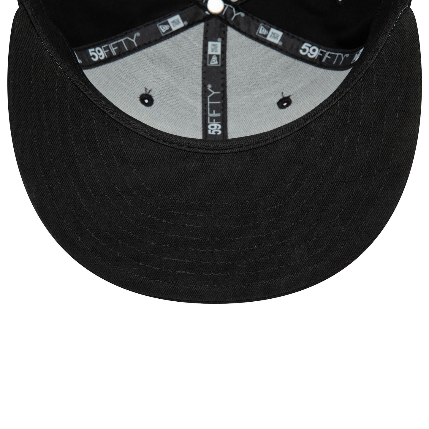 This is a New Era Carnaby Address Black 59FIFTY Fitted Cap 5