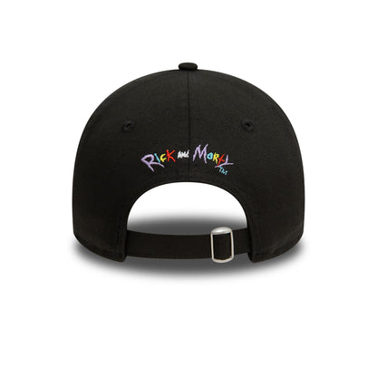 This is a Rick And Morty Rick Rainbow Morty Black 9TWENTY Adjustable Cap 2