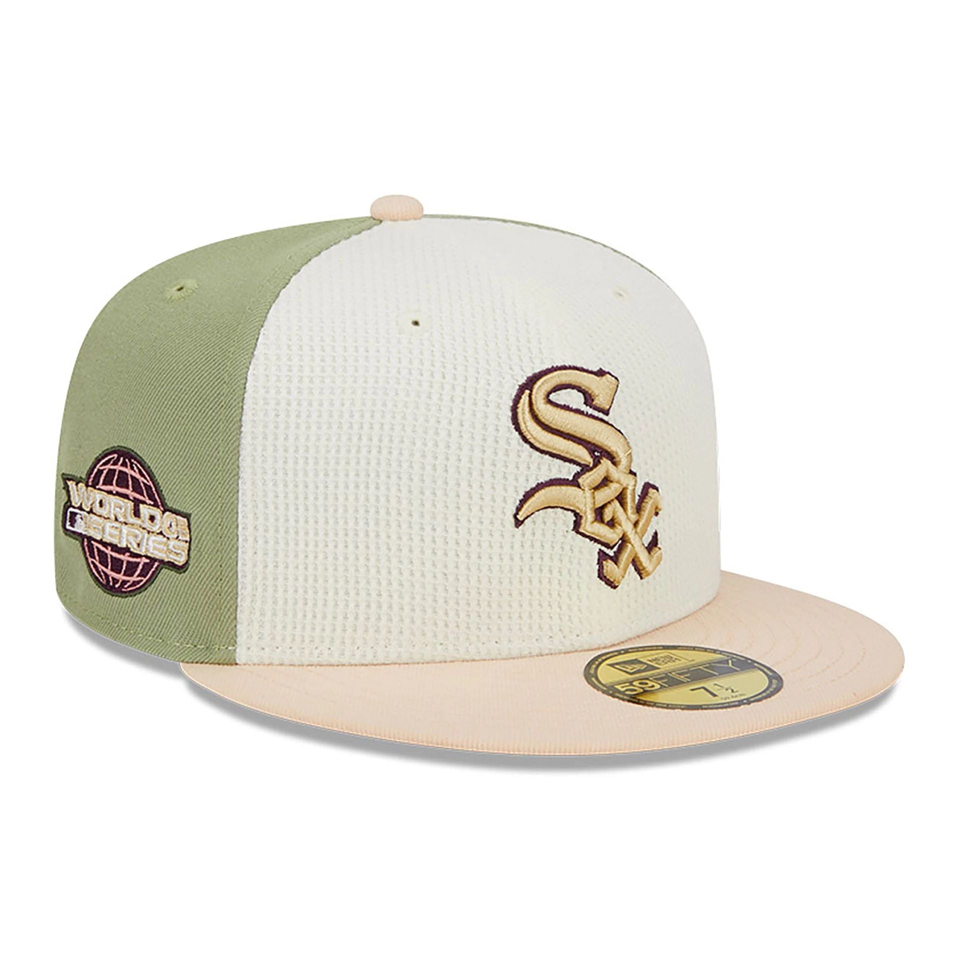 This is a Chicago White Sox Thermal Front Pastel Green 59FIFTY Fitted Cap 1