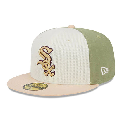 This is a Chicago White Sox Thermal Front Pastel Green 59FIFTY Fitted Cap 3