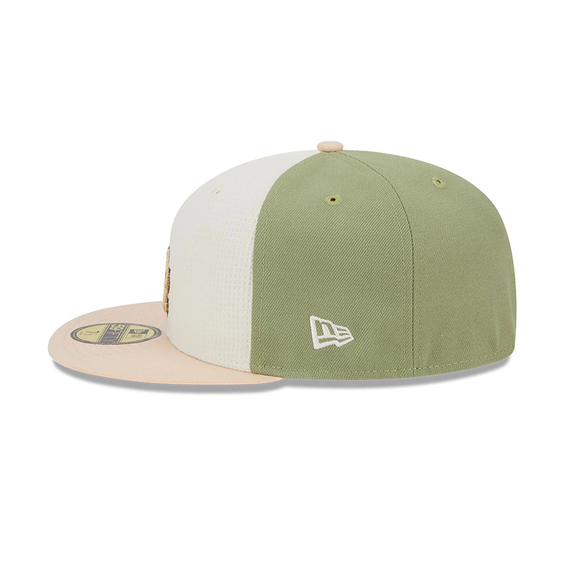 This is a LA Dodgers Thermal Front Pastel Green 59FIFTY Fitted Cap 4