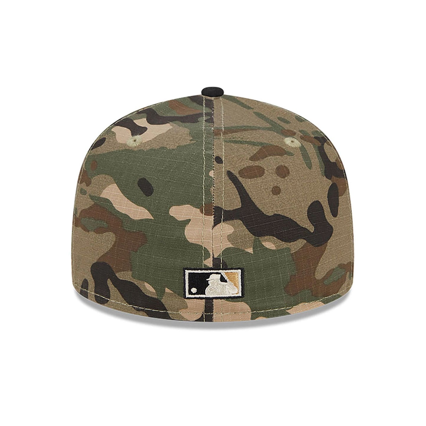 This is a LA Angels Camo Crown All Over Print Green 59FIFTY Fitted Cap 5