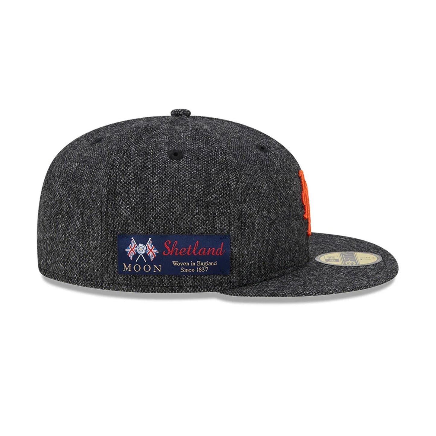 This is a New York Mets Moon Black 59FIFTY Fitted Cap 7