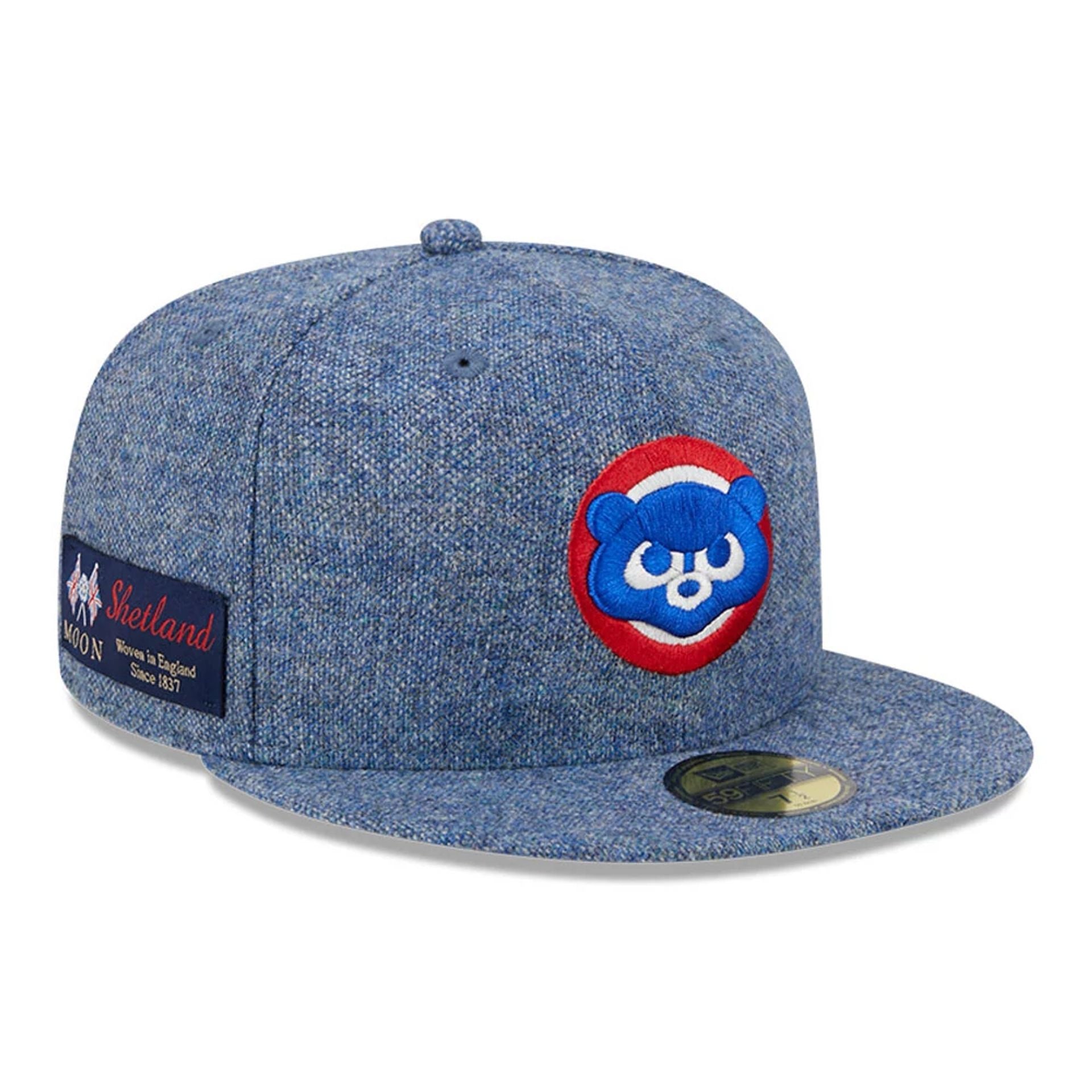 This is a Chicago Cubs Moon Blue 59FIFTY Fitted Cap 1