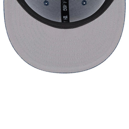 This is a Chicago Cubs Moon Blue 59FIFTY Fitted Cap 2