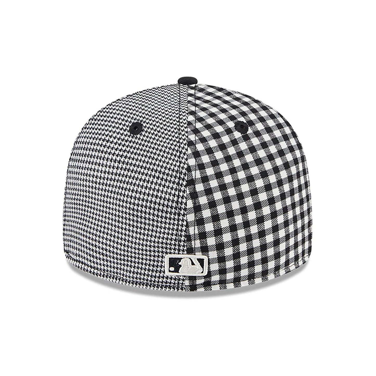 This is a Chicago White Sox Patch Plaid Black Low Profile 59FIFTY Fitted Cap 5