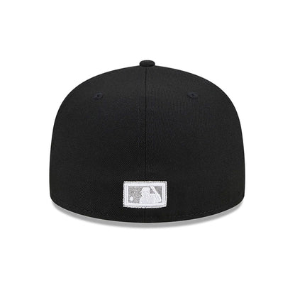 This is a Texas Rangers Raceway Black 59FIFTY Fitted Cap 5