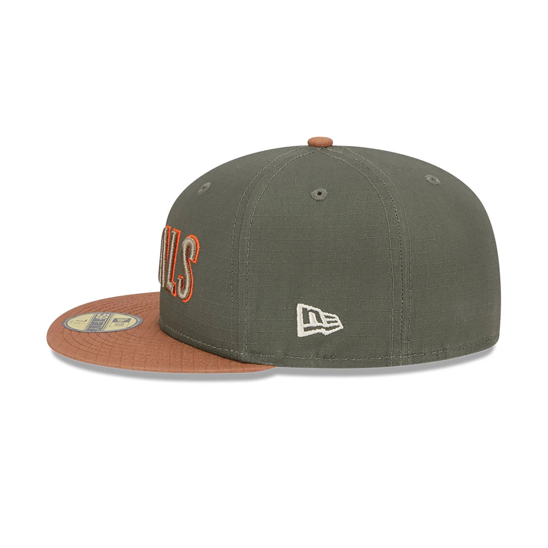 This is a Cincinnati Bengals Ripstop Green 59FIFTY Fitted Cap 6