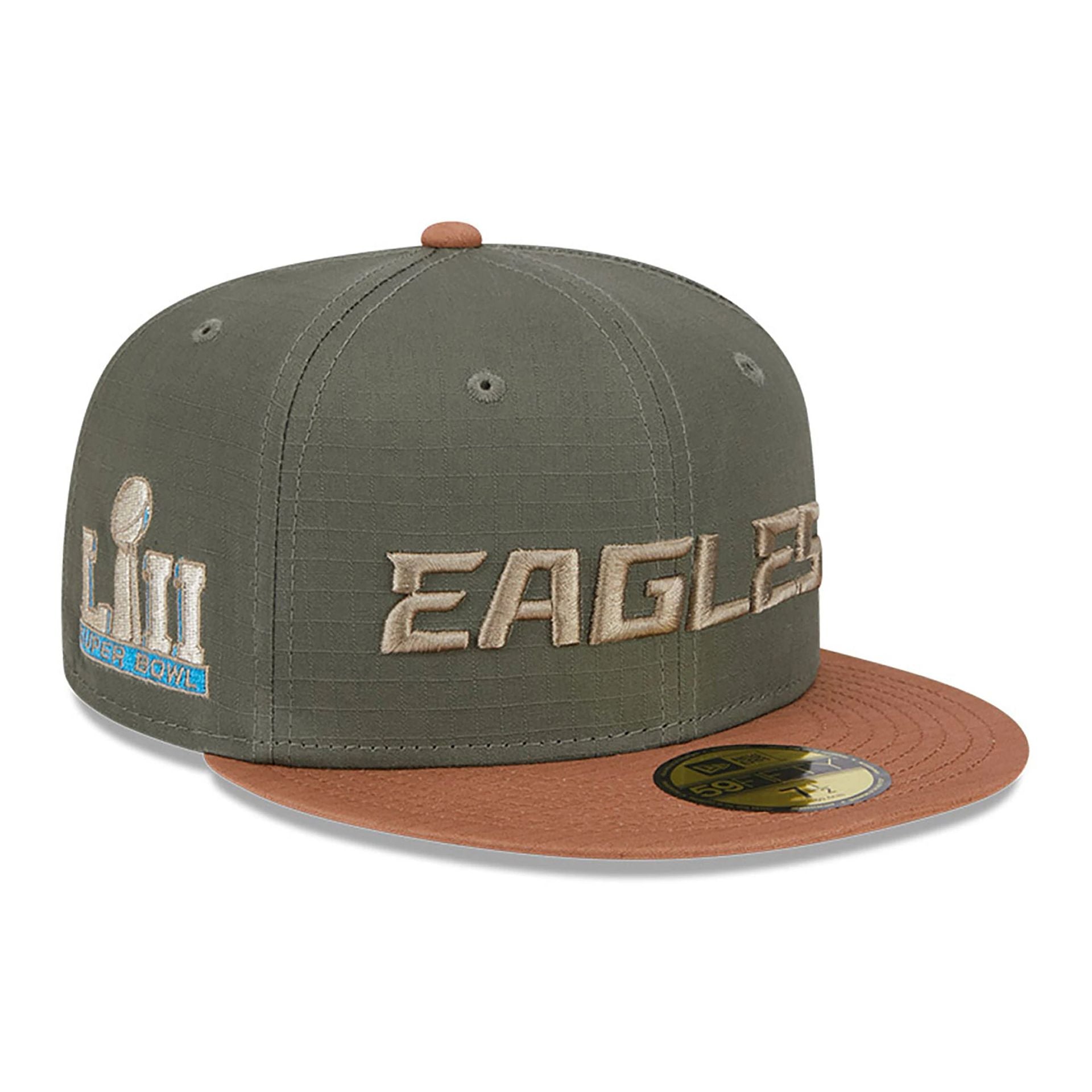 This is a Philadelphia Eagles Ripstop Green 59FIFTY Fitted Cap 1