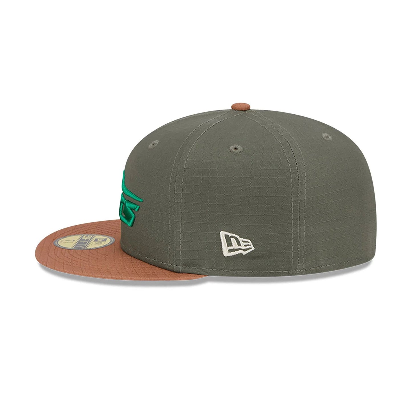 This is a New York Jets Ripstop Green 59FIFTY Fitted Cap 6