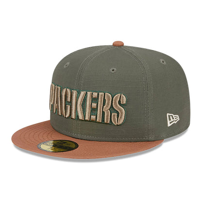 This is a Green Bay Packers Ripstop Green 59FIFTY Fitted Cap 4