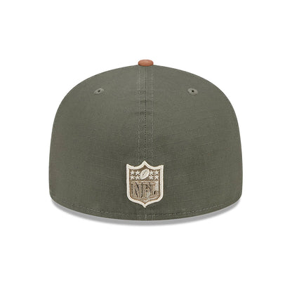 This is a Las Vegas Raiders Ripstop Green 59FIFTY Fitted Cap 5