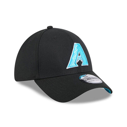 This is a Arizona Diamondbacks MLB Father's Day 2024 Black 39THIRTY Stretch Fit Cap 4