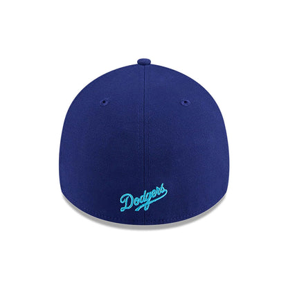 This is a LA Dodgers MLB Father's Day 2024 Dark Blue 39THIRTY Stretch Fit Cap 3