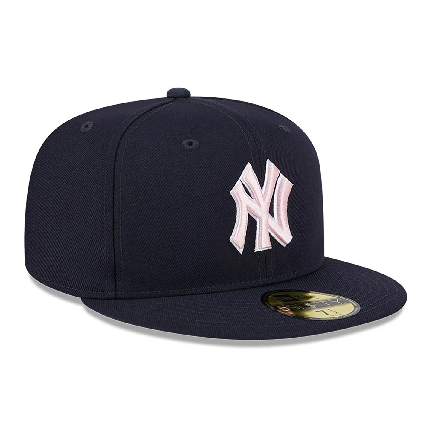 This is a New York Yankees MLB Mother's Day 2024 Navy 59FIFTY Fitted Cap 4