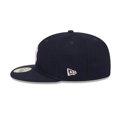 This is a New York Yankees MLB Mother's Day 2024 Navy 59FIFTY Fitted Cap 7