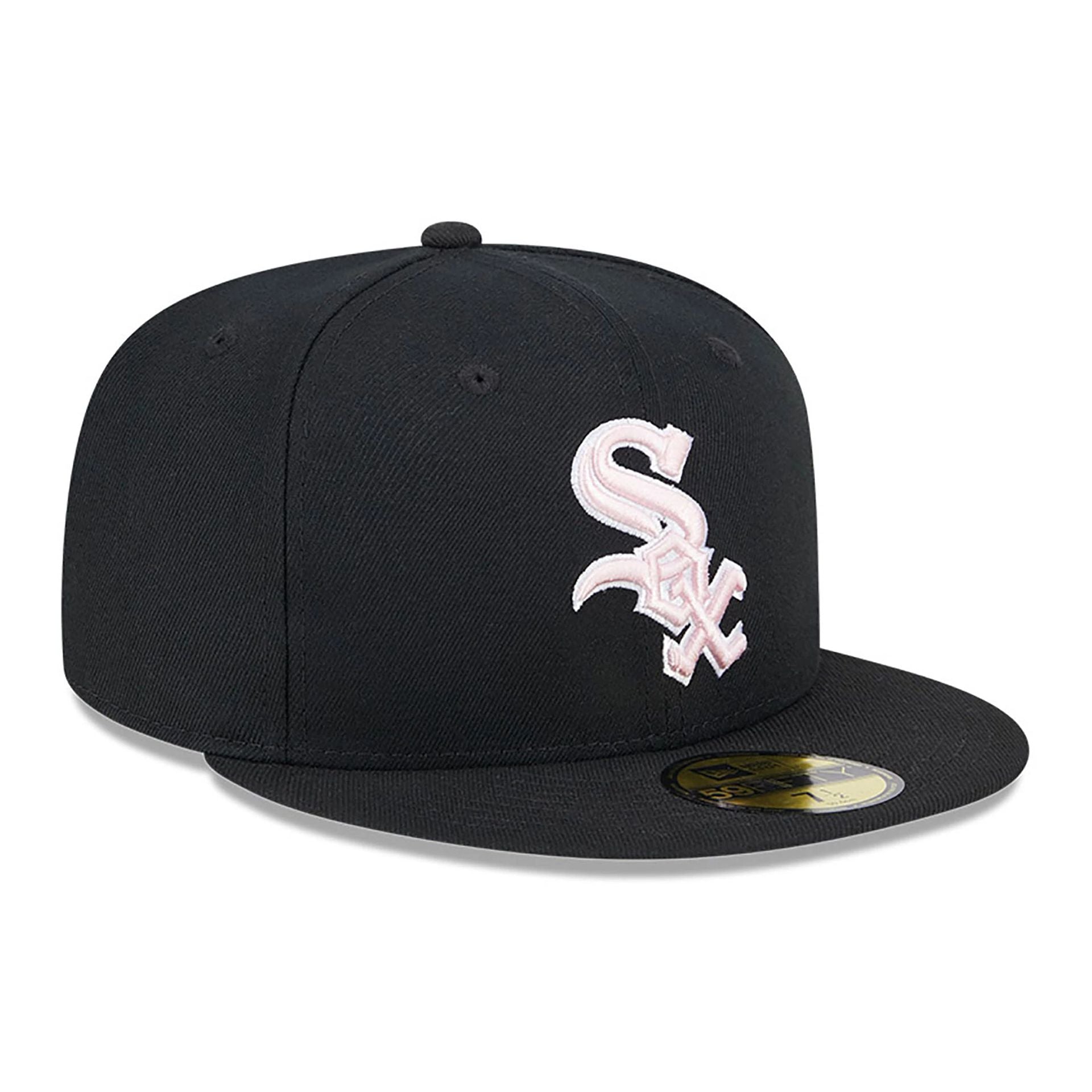 This is a Chicago White Sox MLB Mother's Day 2024 Black 59FIFTY Fitted Cap 4