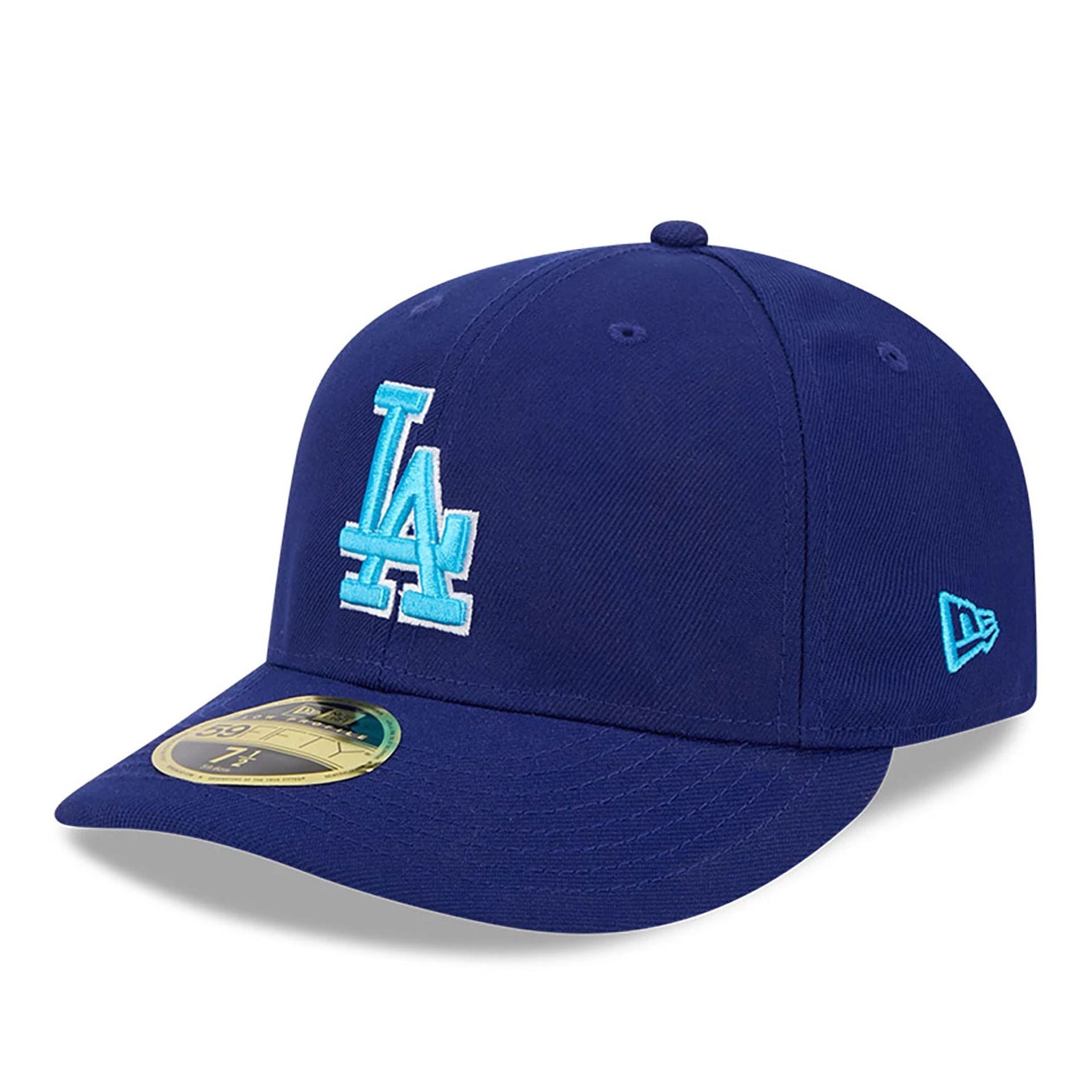 This is a LA Dodgers MLB Father's Day 2024 Dark Blue Low Profile 59FIFTY Fitted Cap 1