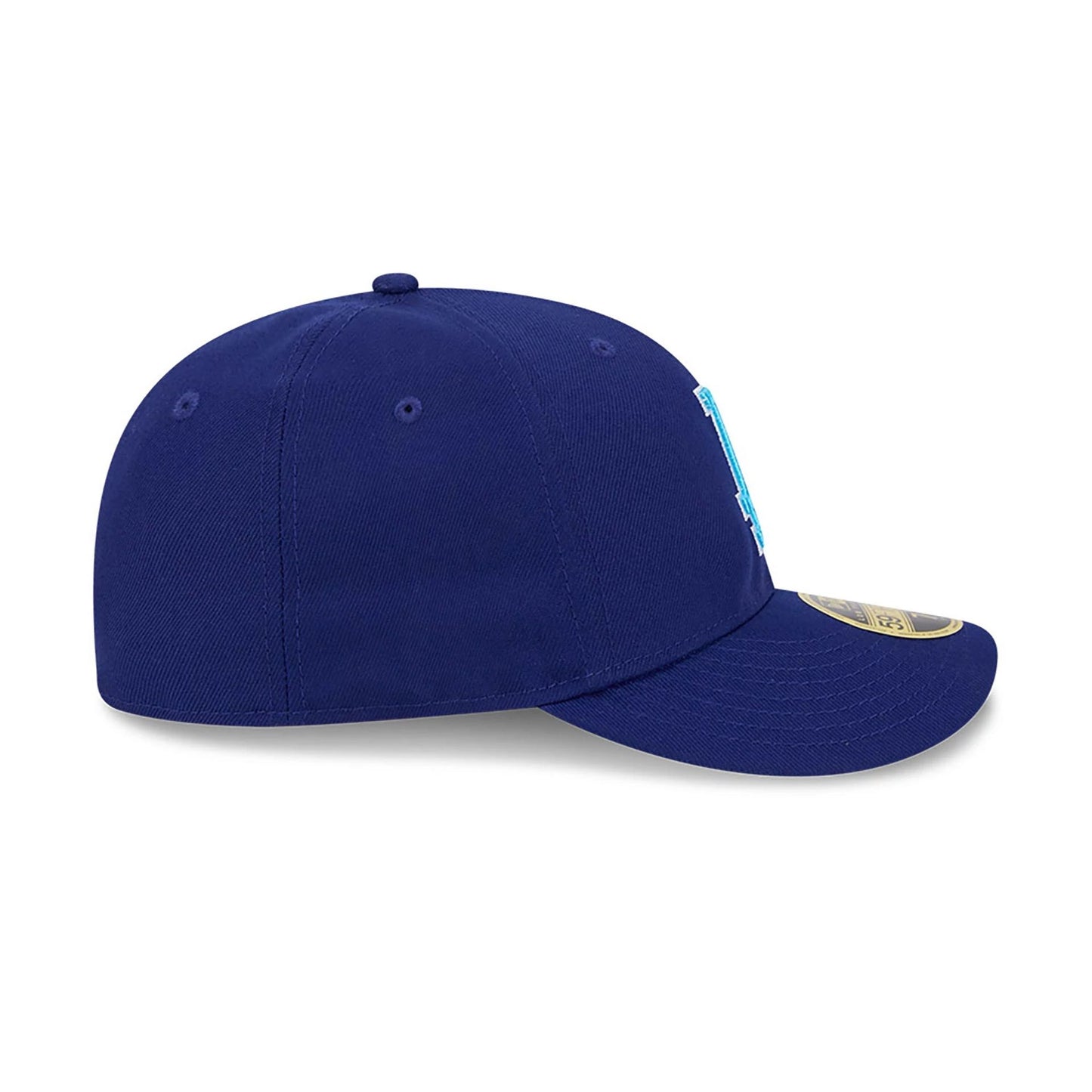 This is a LA Dodgers MLB Father's Day 2024 Dark Blue Low Profile 59FIFTY Fitted Cap 7