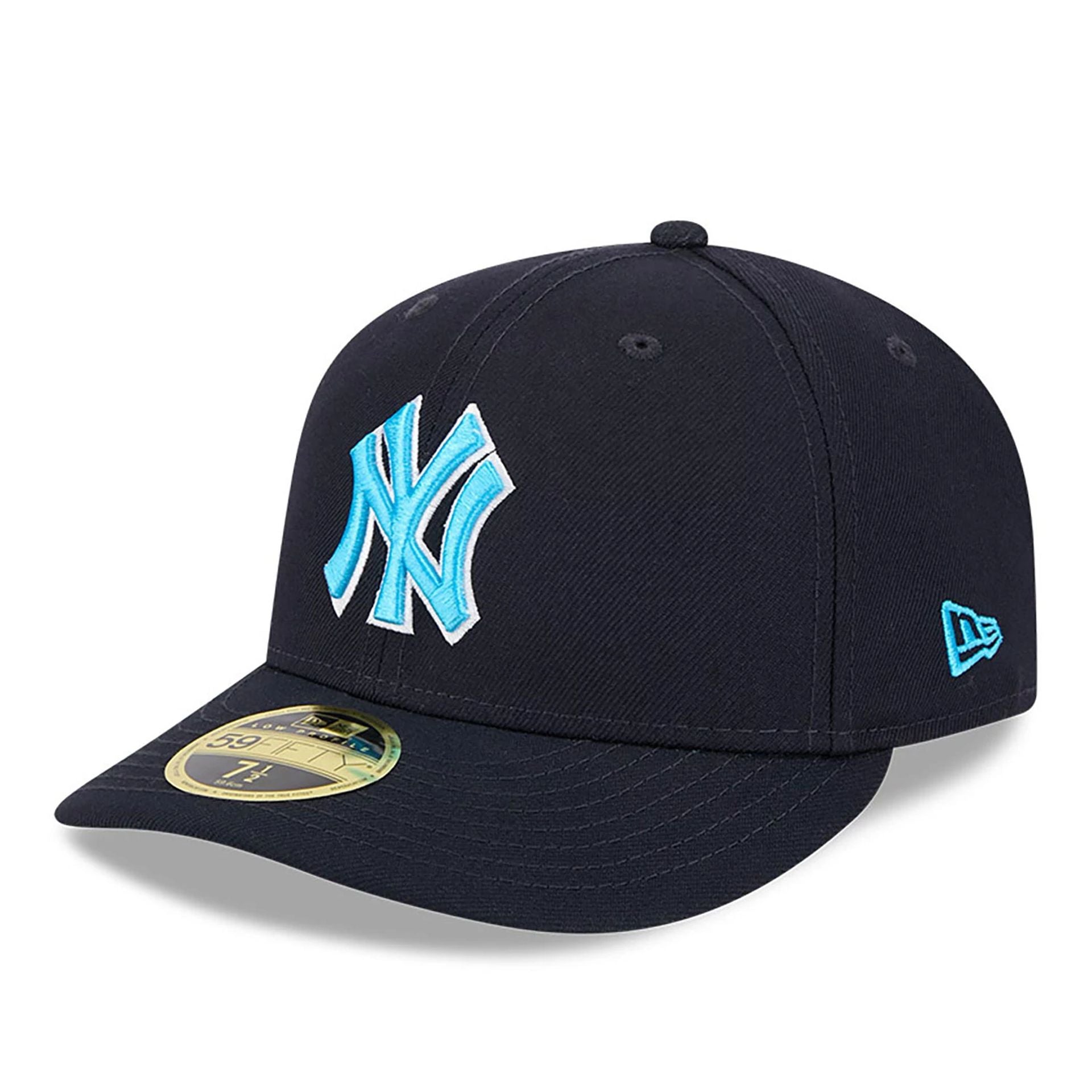 This is a New York Yankees MLB Father's Day 2024 Navy Low Profile 59FIFTY Fitted Cap 1