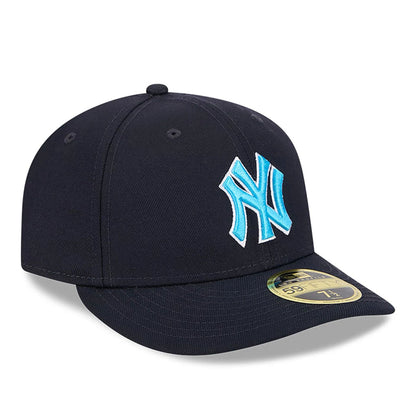 This is a New York Yankees MLB Father's Day 2024 Navy Low Profile 59FIFTY Fitted Cap 4