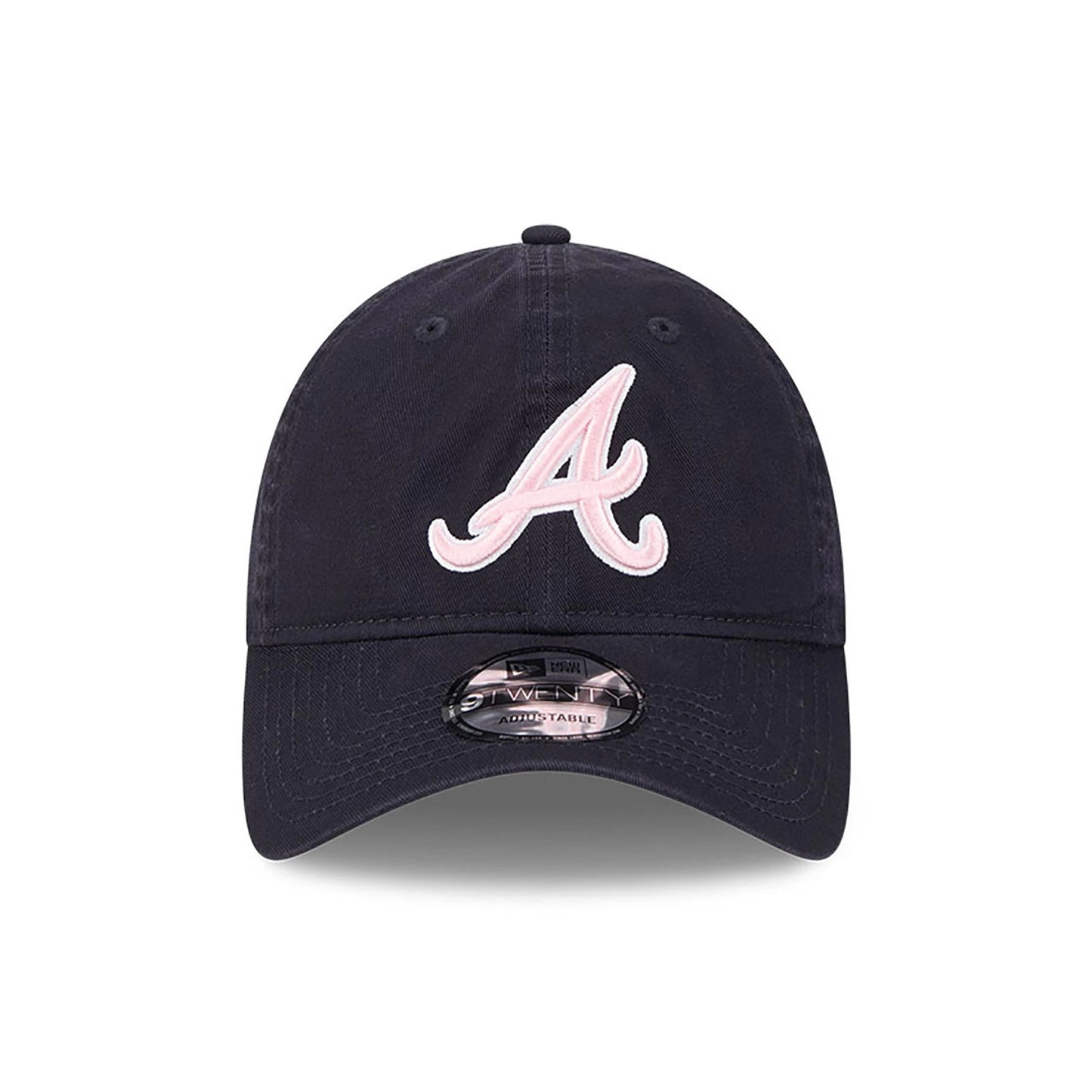 This is a Atlanta Braves MLB Mother's Day 2024 Navy 9TWENTY Adjustable Cap 3