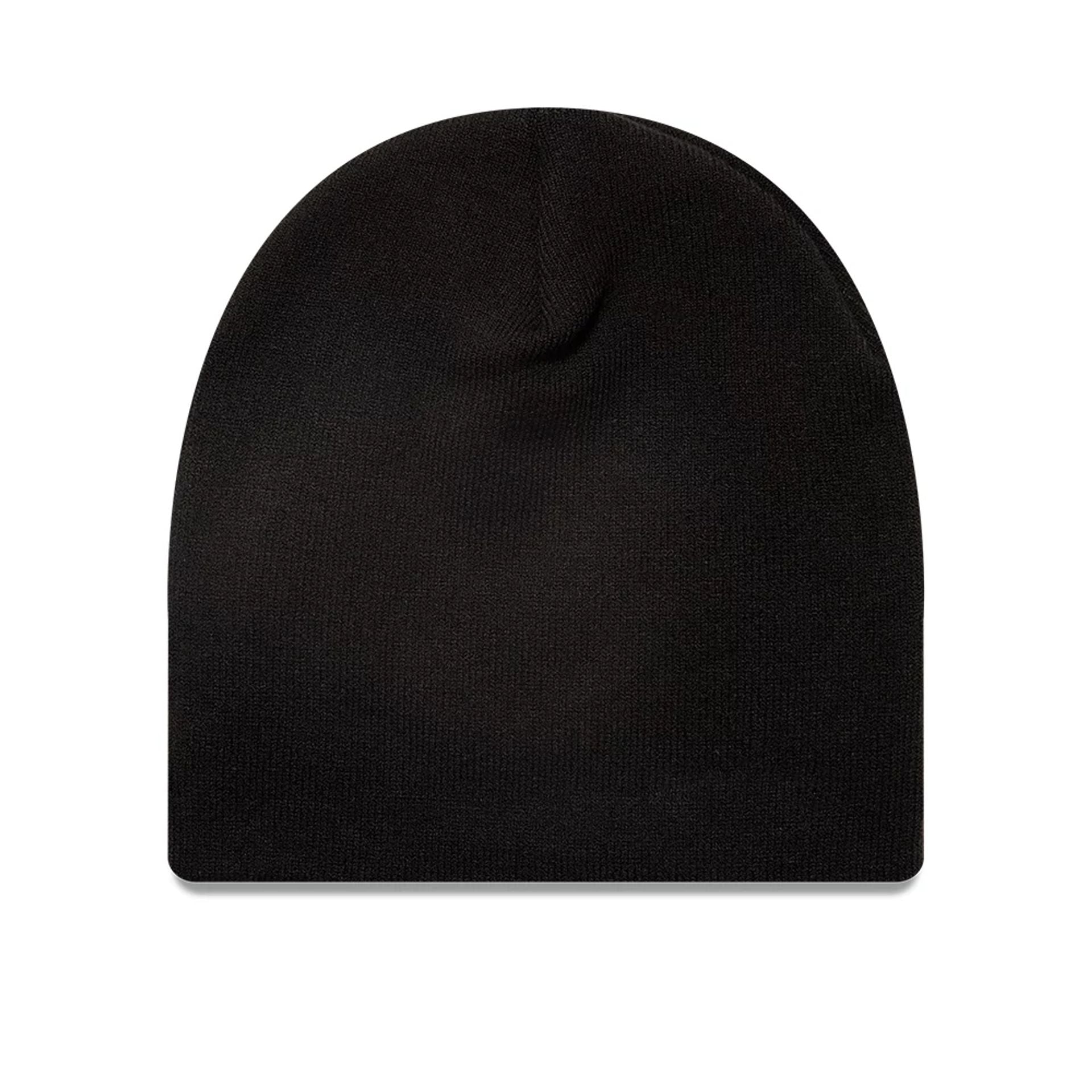 This is a LA Lakers NBA Black Skull Knit Beanie Hat 2