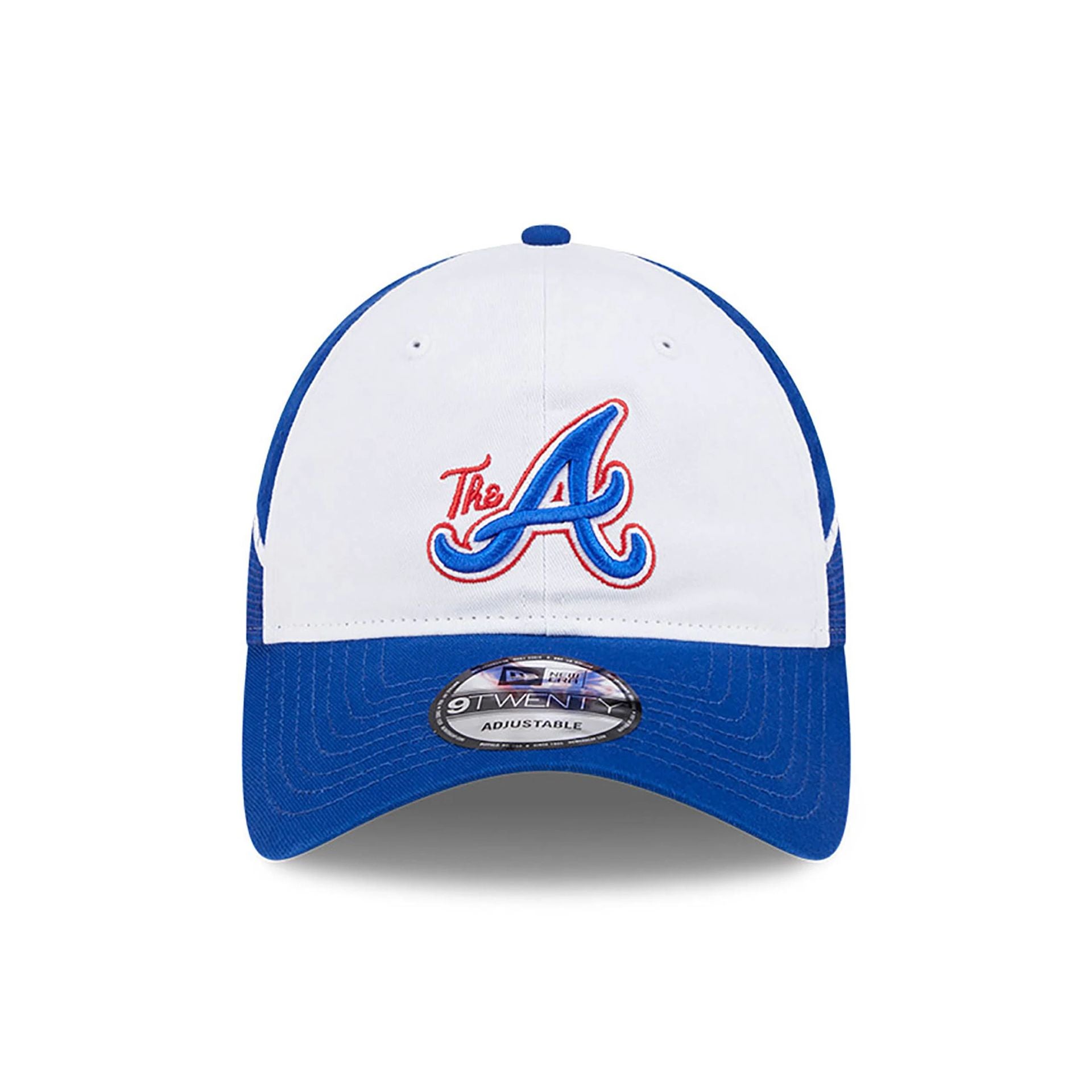 This is a Atlanta Braves MLB City Connect Fan Pack Dark Blue 9WENTY Adjustable Cap 3