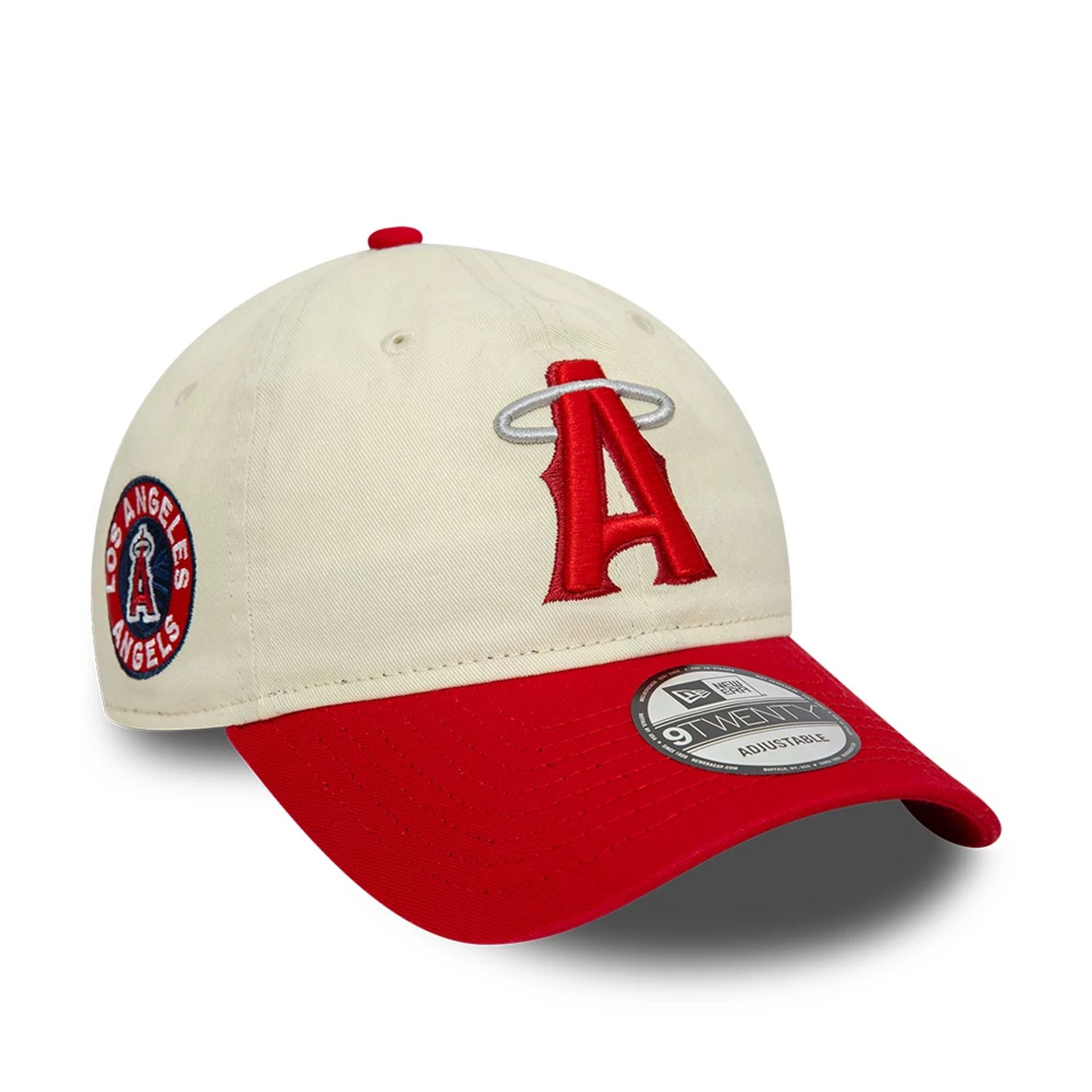 This is a LA Angels MLB City Connect Fan Pack White 9TWENTY Adjustable Cap 4